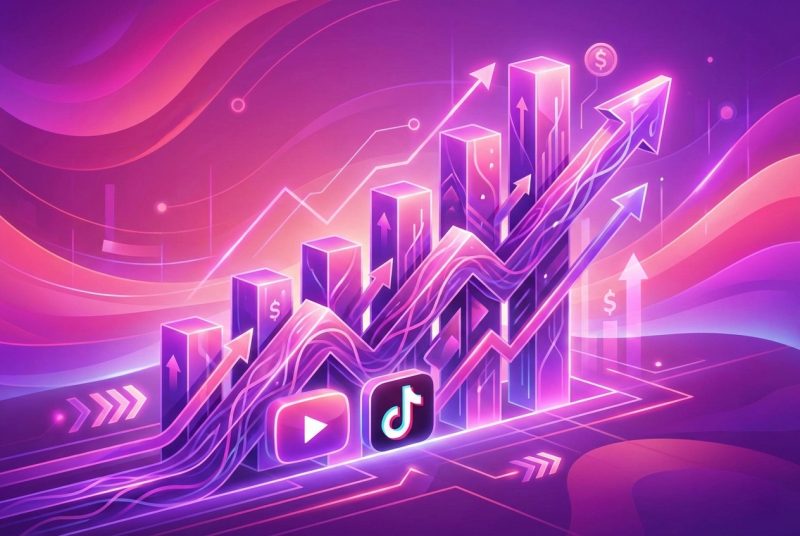 Wykresy przychodów AdSense z wielu kanałów wideo jednocześnie