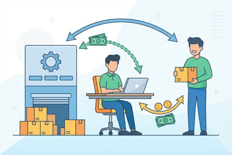 Model dropshippingu — schemat działania od dostawcy do klienta