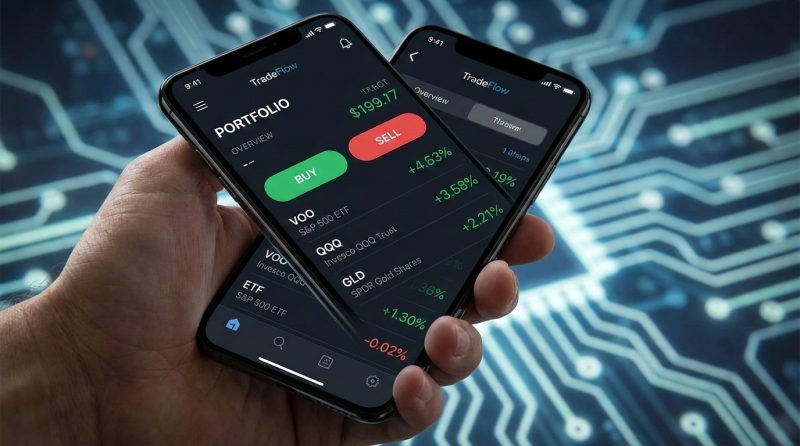 Aplikacja mobilna brokera do kupowania ETF