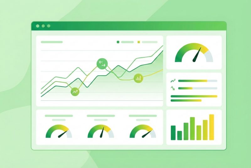 Ekran z otwartym systemem analitycznym Catalyst i ocenami ratingowymi spółek