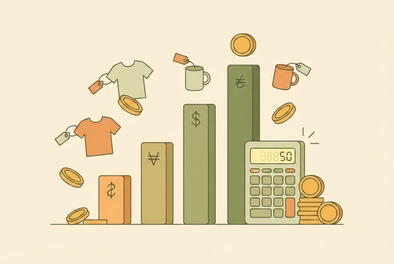 Zadowolona osoba sprawdzająca powiadomienia o sprzedaży w telefonie przy paczce