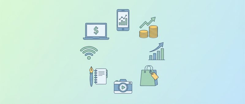 Ilustracja: możliwości zarobku online