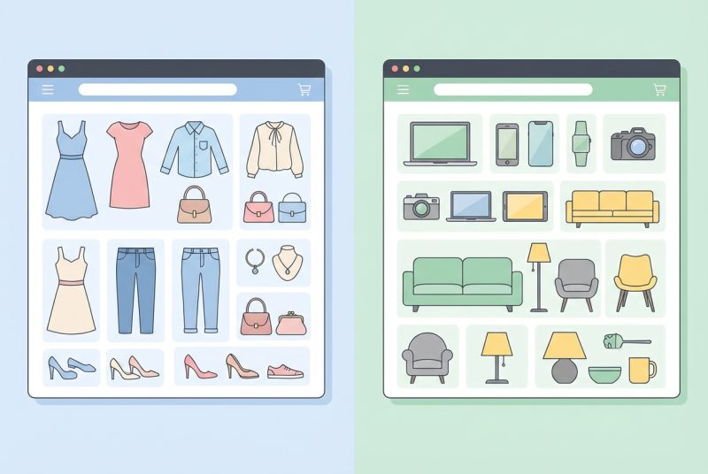 Porównanie aplikacji Vinted i OLX na ekranie smartfona