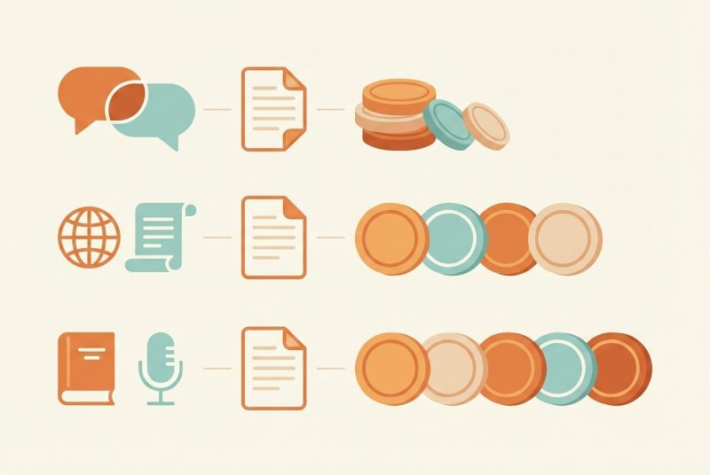 Zadowolony tłumacz sprawdzający wysokie stawki w dolarach na platformie freelancerskiej