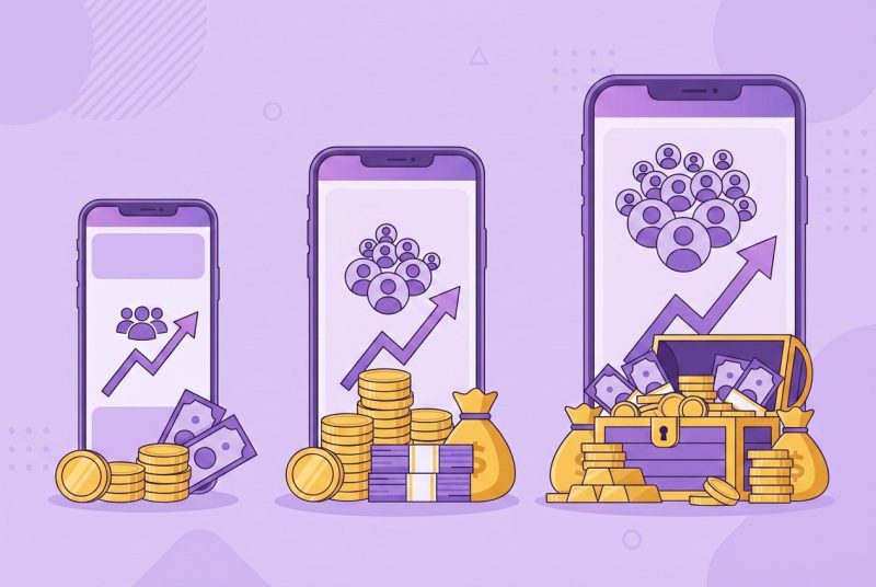 Laptop z otwartym arkuszem Excel i logo Instagrama, pokazujący dochody influencera